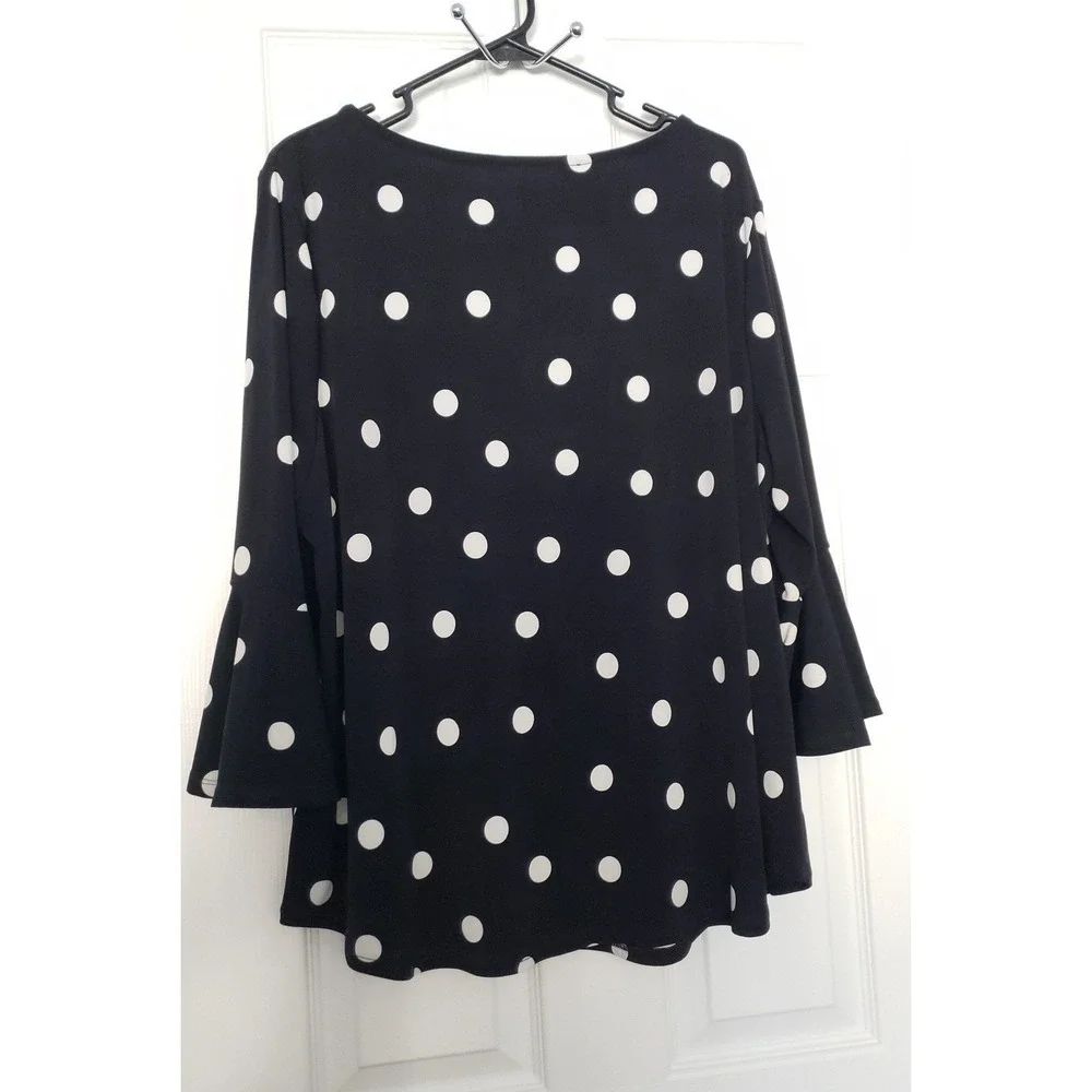 Carmen Marc Valvo Mans Plus Blouse Size 2XL‎ - Picture 3 of 4
